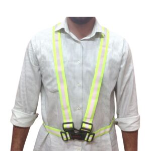 high visibility green reflective belt