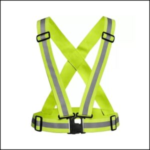 High Visibility Green & Orange Reflective Belt